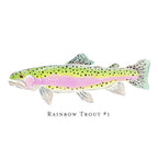 Rainbow Trout #1 Art Print 8x10