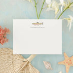 Personalized Trout Flat Notecards