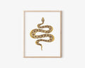 Rattlesnake Art Print 8x10