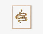 Rattlesnake Art Print 8x10
