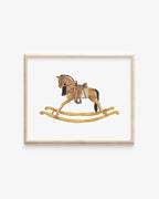 Rocking Horse  Art Print 8x10