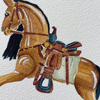 Rocking Horse  Art Print 8x10