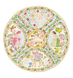 Rose Medallion Nativity Ornament