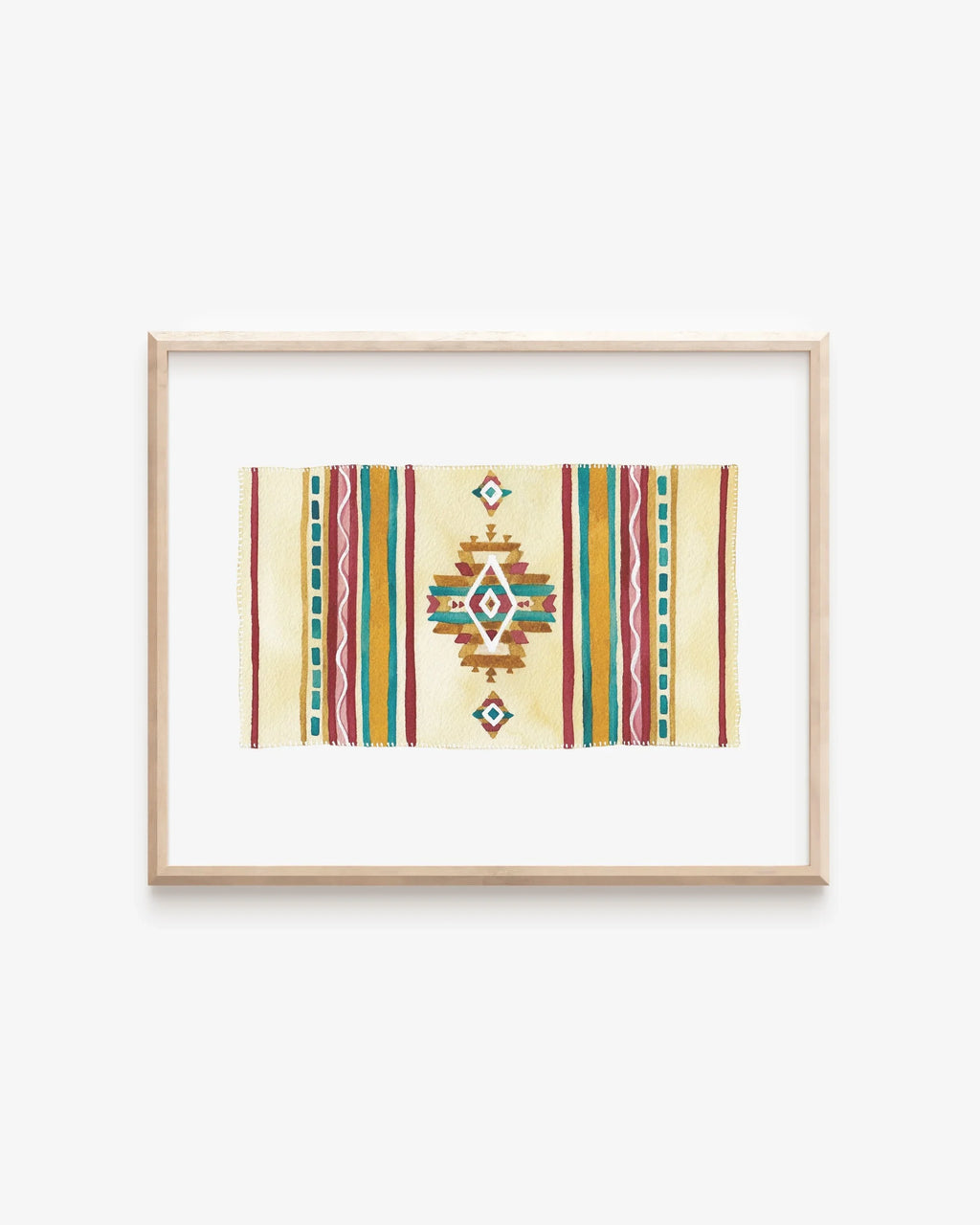 Saddle Blanket Art Print 8x10