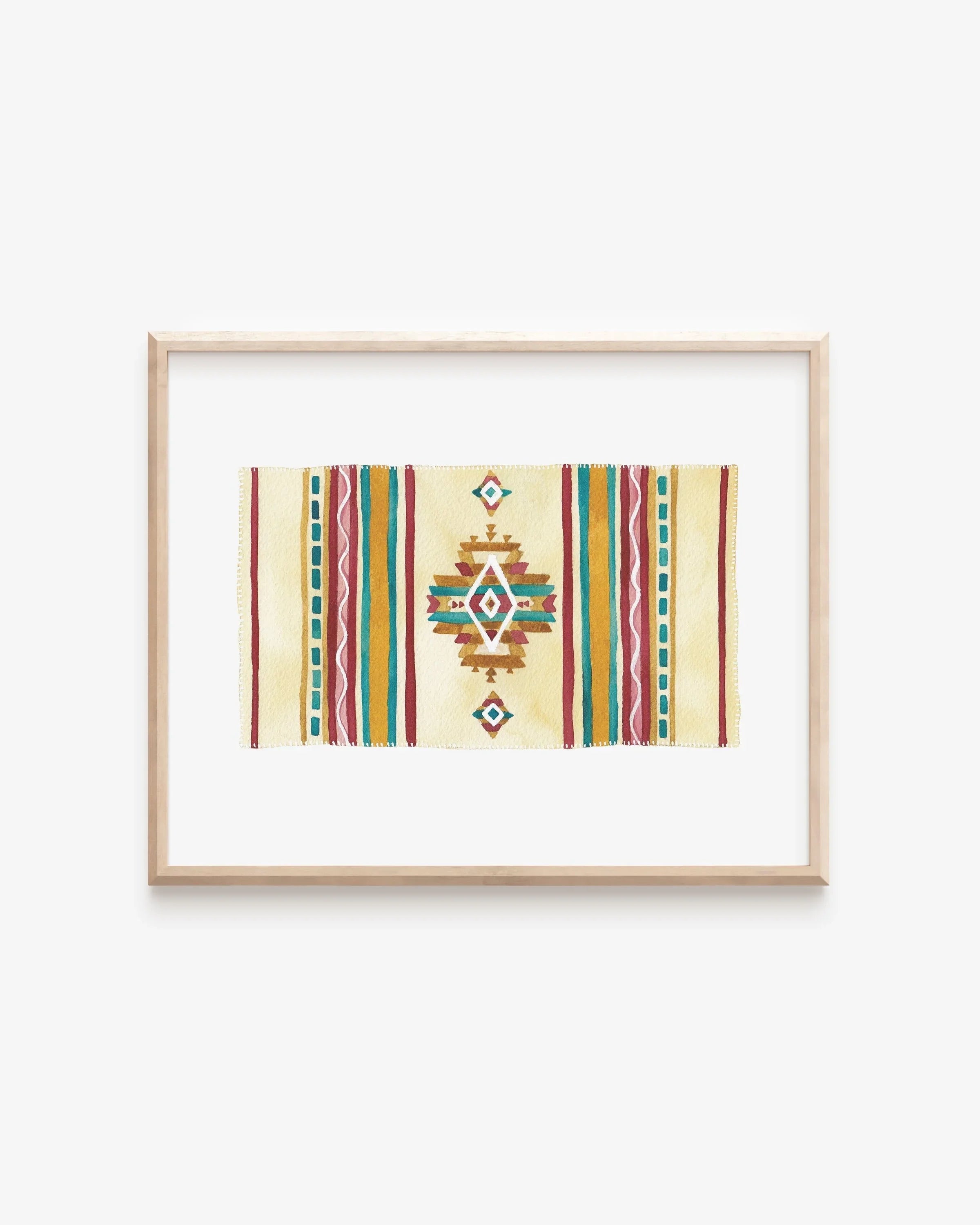 Saddle Blanket Art Print 8x10