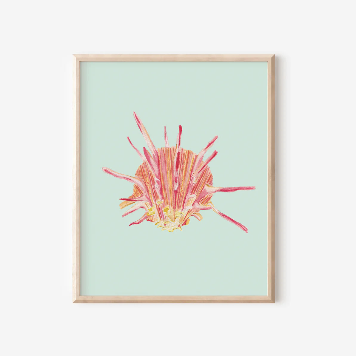 Spiny Oyster Art Print Colorful 5x7