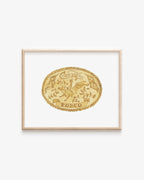 Trophy Belt Buckle Art Print 8x10