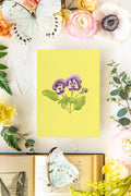 Colorful Botanical 5x7 Print - Violet